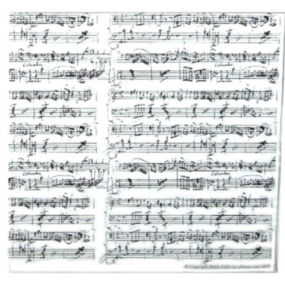 Mozart Manuscript - White