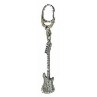 Pewter Keyring - Bass Guitar