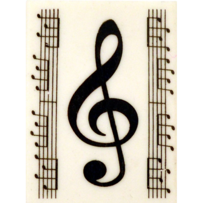 Large G Clef with Staff