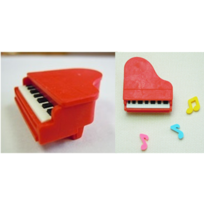 3D Piano & Tiny Notes - Red